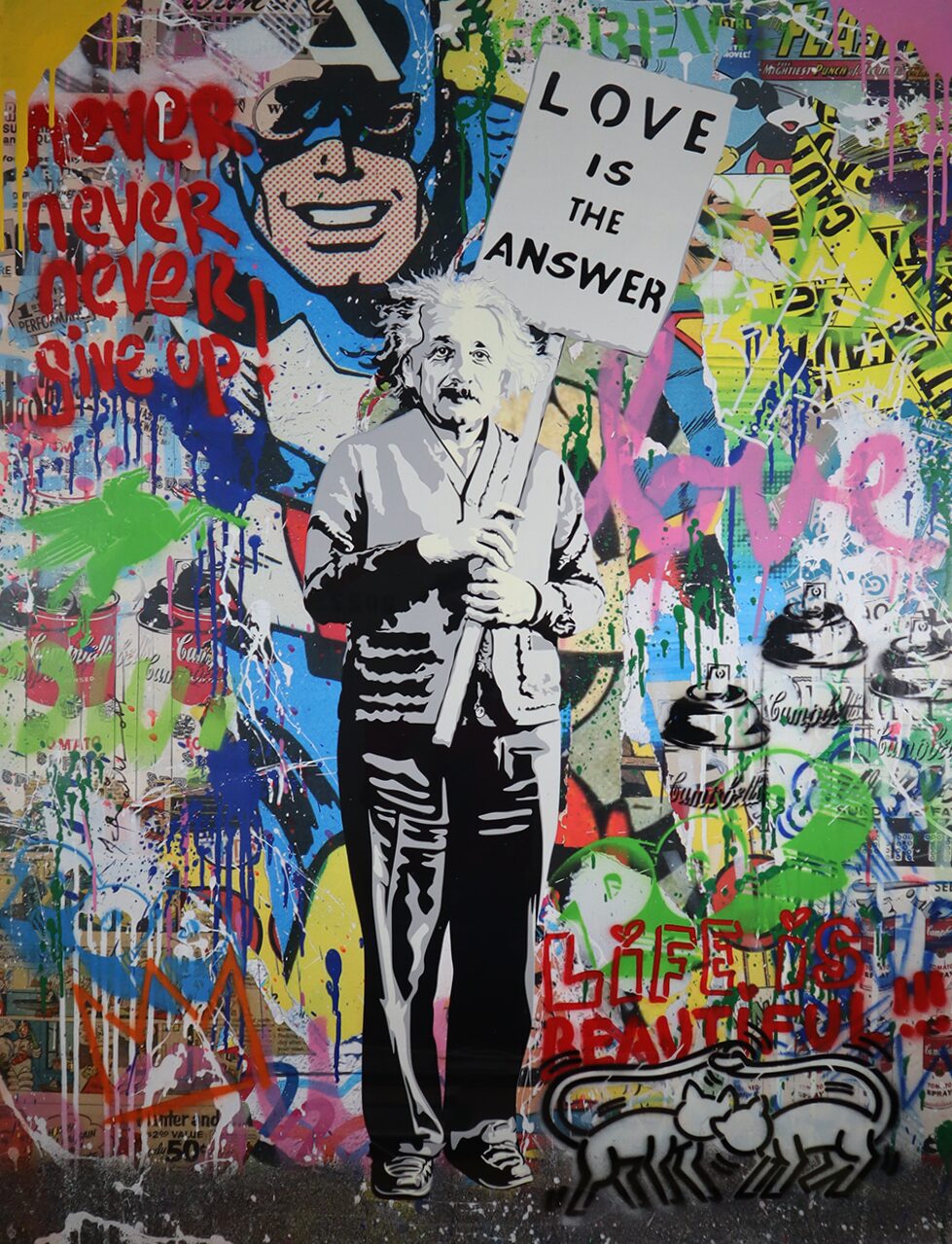 Mr Brainwash - Einstein, 2022